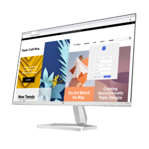 HP Series 5 23.8" FHD White Monitor - 524sw